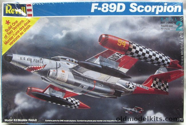 Revell 1/72 Northrop F-89D Scorpion, 4455 plastic model kit